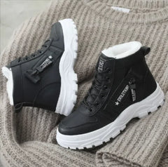Women's winter shoes with velvet lining