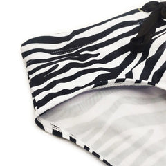 Men's Sexy Zebra Print Swim Trunks for Water Sports