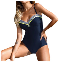 One Piece Bra Bikini Swimsuit for Summer Beachwear