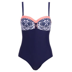 One Piece Bra Bikini Swimsuit for Summer Beachwear