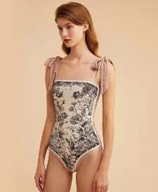 Livia Reversible Swimsuit with Vintage Print (One Piece)